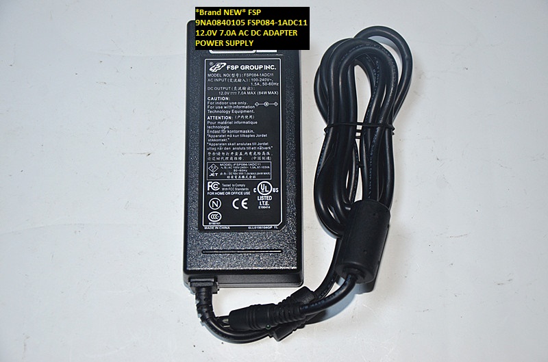 *Brand NEW* 12.0V 7.0A AC DC ADAPTER AC100-240V FSP FSP084-1ADC11 9NA0840105 POWER SUPPLY